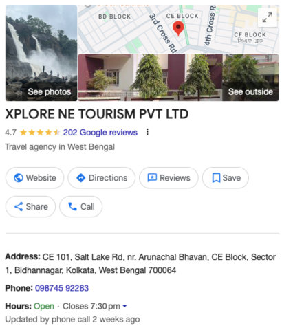 Xplore NE Tourism Google My Business image